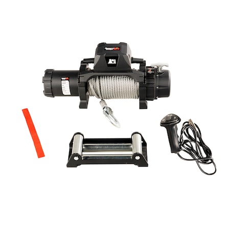 Rugged Ridge TREKKER C10 WINCH, 10,000LB CABLE WIRED 15100.07